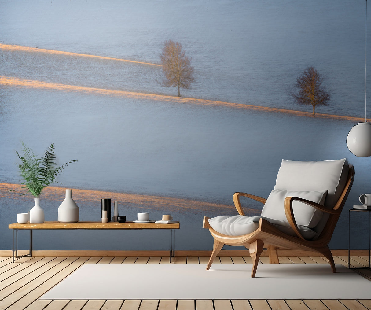 Light traces Poster och Canvastavla