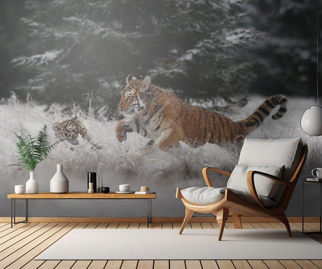 Joy on the snow Poster och Canvastavla