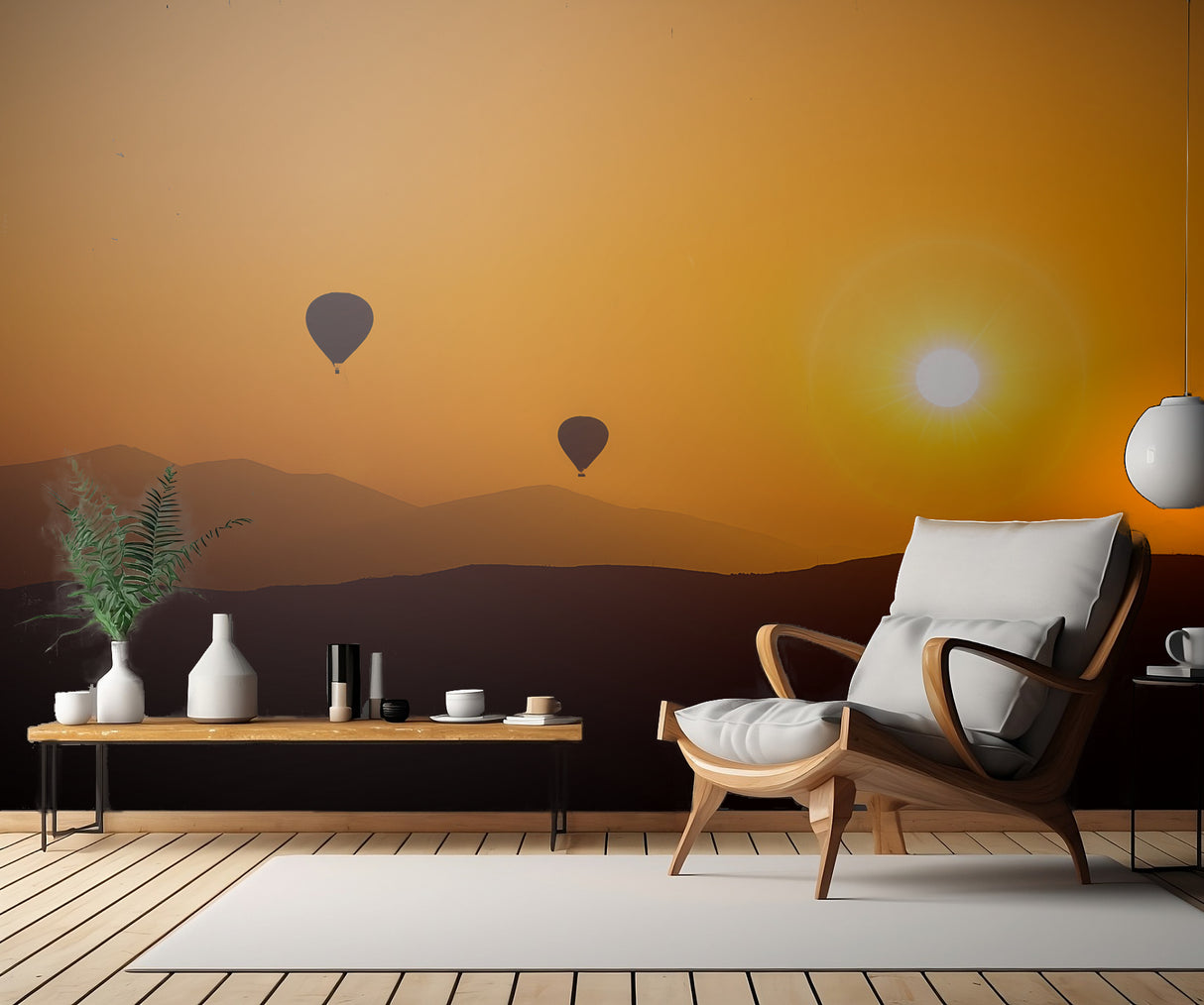 Hot Air Balloons Poster och Canvastavla