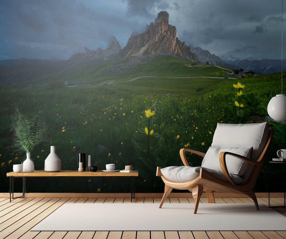 After the mountain rain Poster och Canvastavla