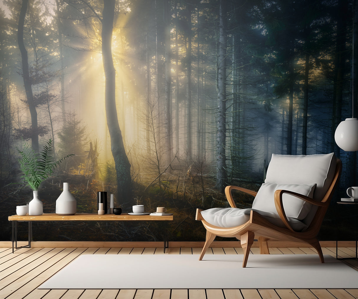 Forest mystery Poster och Canvastavla