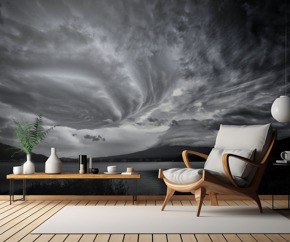 Mt. Fuji and Big rotor clouds Poster och Canvastavla