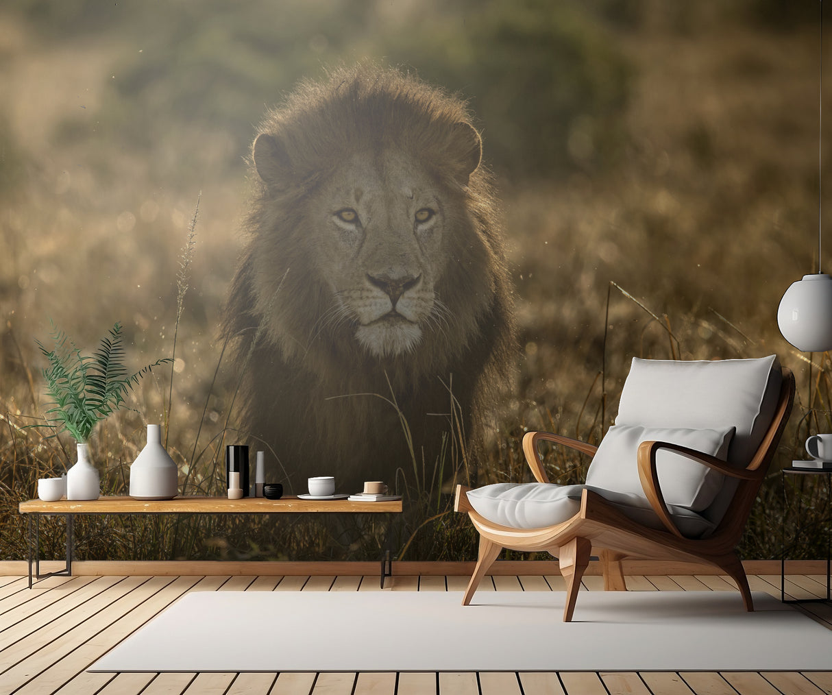 olope male lion Poster och Canvastavla