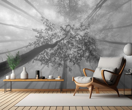 Spring foggy views Poster och Canvastavla