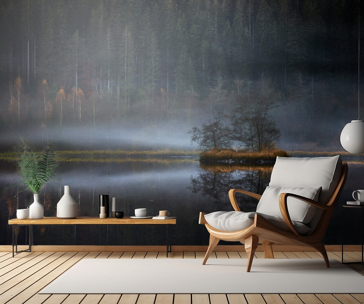Foggy day Poster och Canvastavla