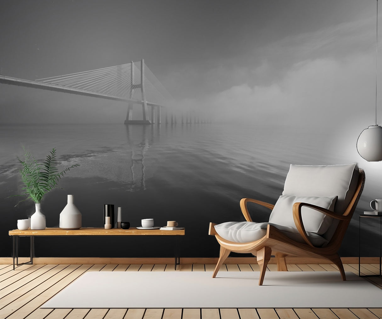 Vasco da Gama bridge, Lisbon Poster och Canvastavla