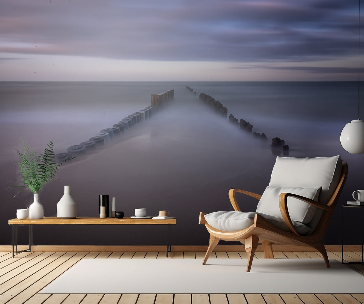 Lines of Baltic Sea V Poster och Canvastavla