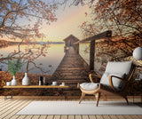 Autumn at the lake Poster och Canvastavla
