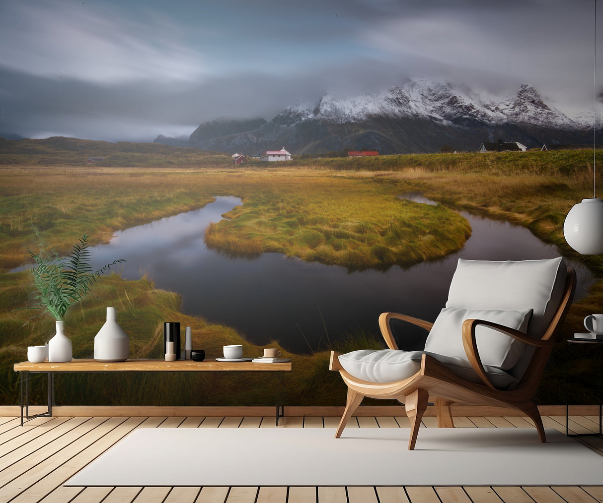 The Horseshoe Bend of Fredvang Poster och Canvastavla