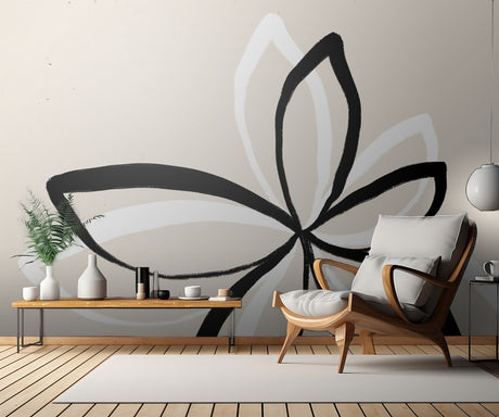 Abstract Flowers Poster och Canvastavla