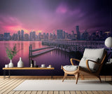 Manhattan Sunset - New York Poster och Canvastavla