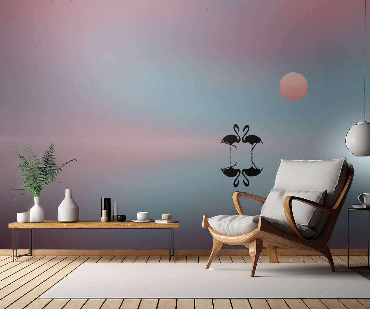 Flamingo Poster och Canvastavla