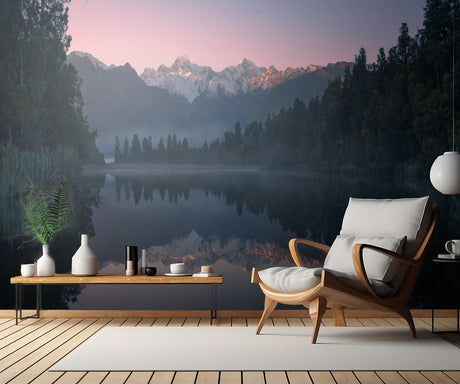Lake Matheson Poster och Canvastavla