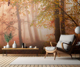 Calm walk in colors. Poster och Canvastavla