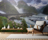 Låtefossen Poster och Canvastavla