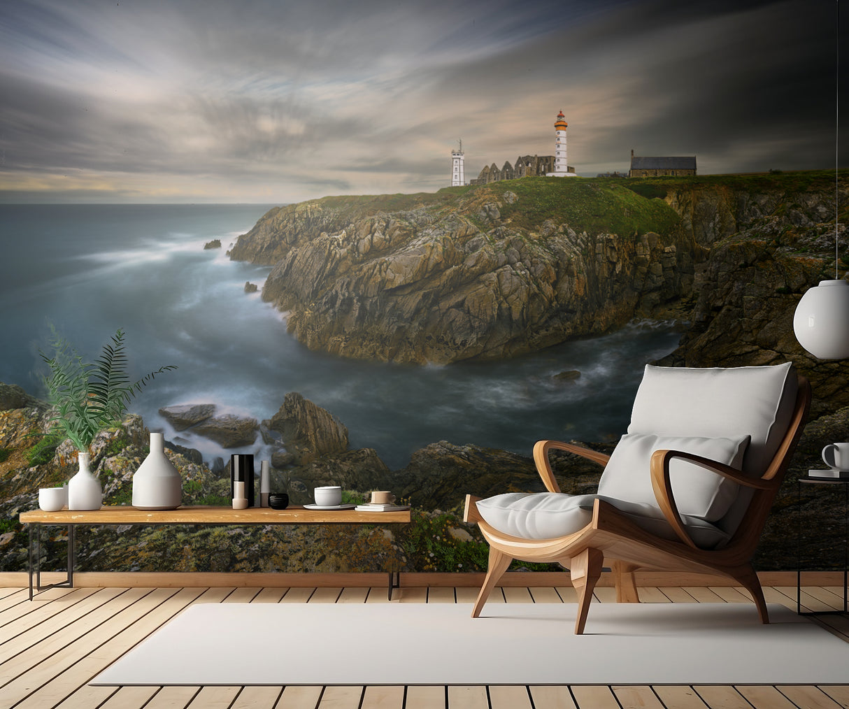 Pointe Saint-Mathieu... Poster och Canvastavla