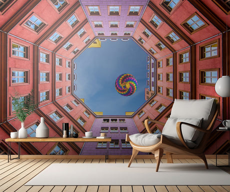 Shapes and Swirls Poster och Canvastavla