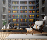 The colored doors Poster och Canvastavla