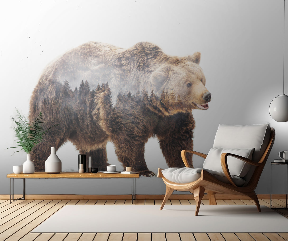 Bear Poster och Canvastavla