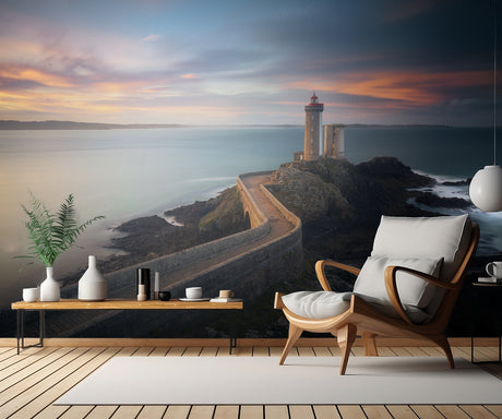 Le Phare du Petit Minou Poster och Canvastavla