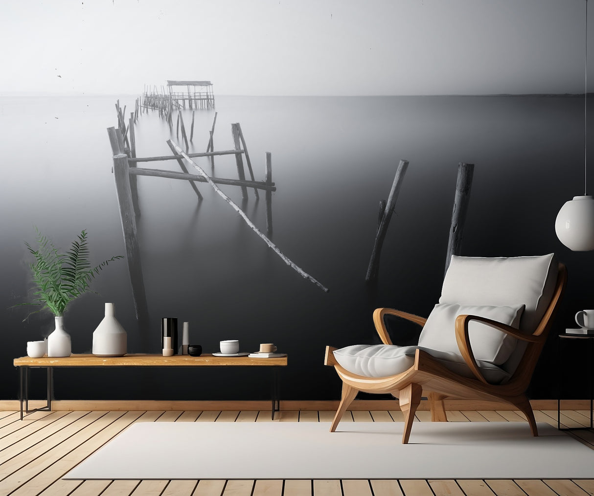 Carrasqueira in Black and White Poster och Canvastavla