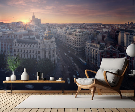 Madrid city Poster och Canvastavla