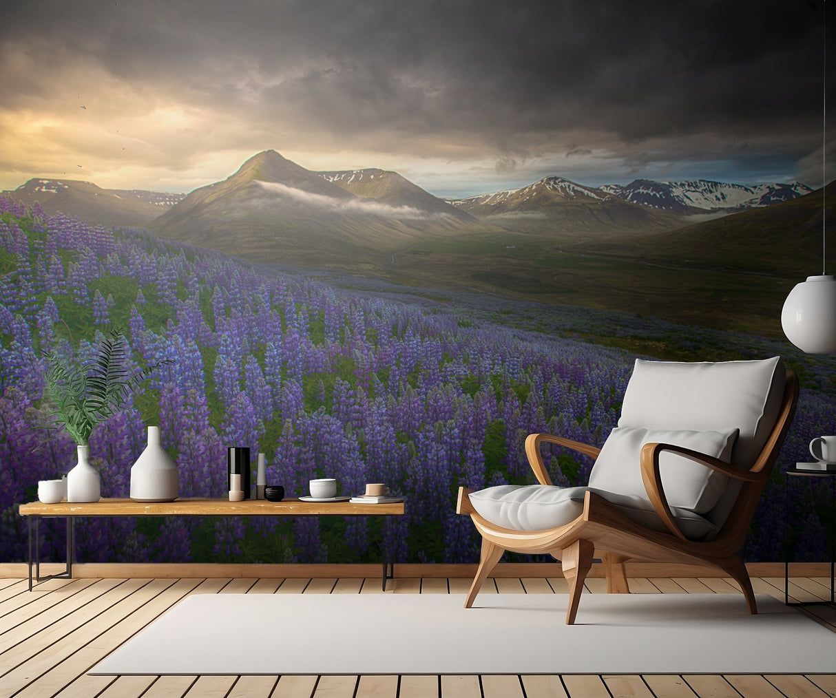 Blue meadows Poster och Canvastavla