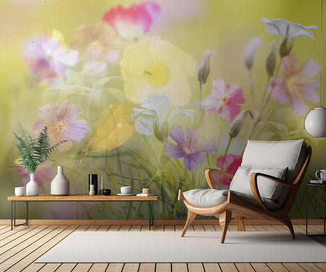 Tiny garden in a summer field Poster och Canvastavla