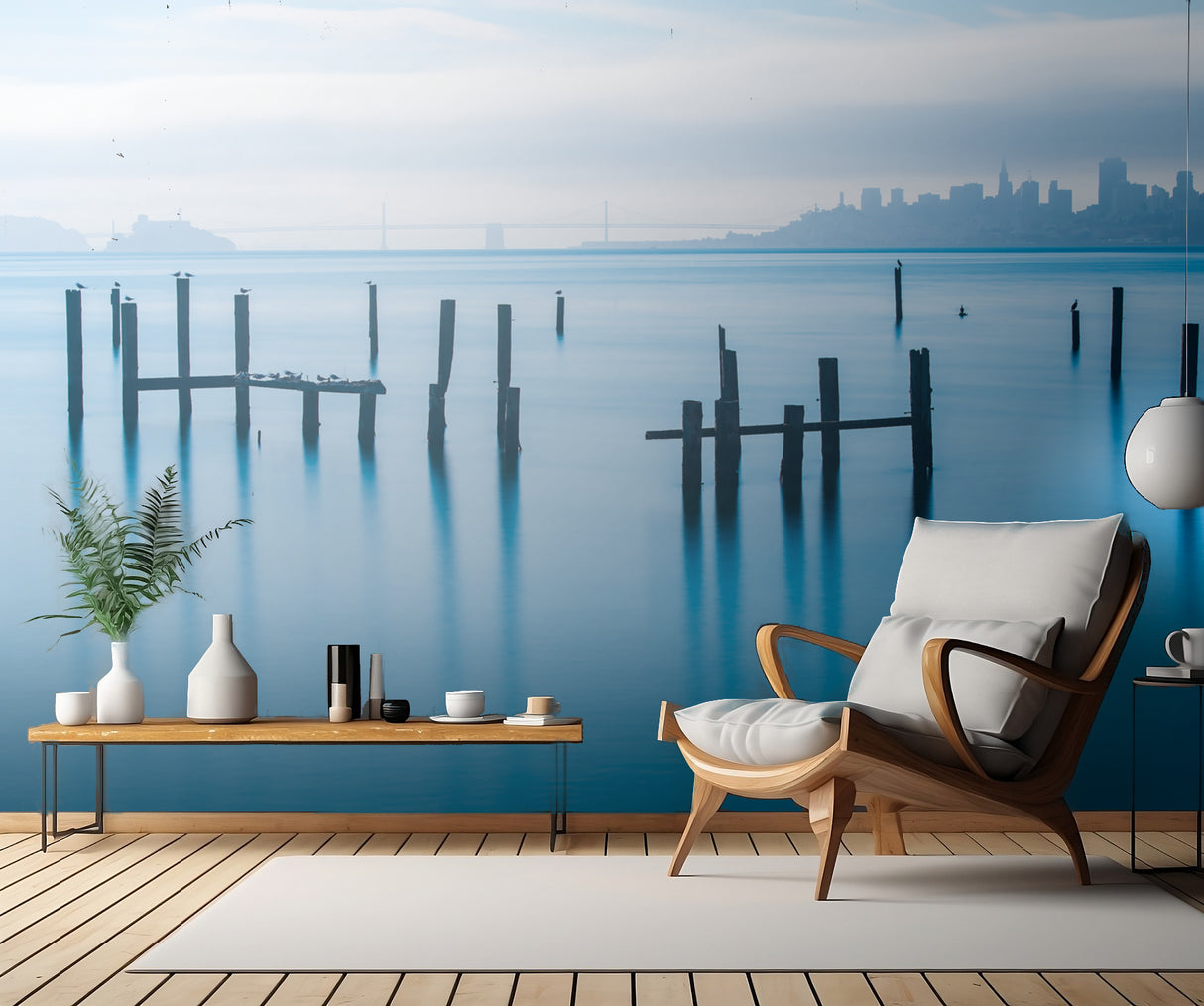 The Old Pier of Sausalito Poster och Canvastavla