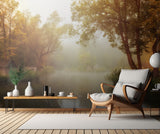 Foggy Autumn Poster och Canvastavla