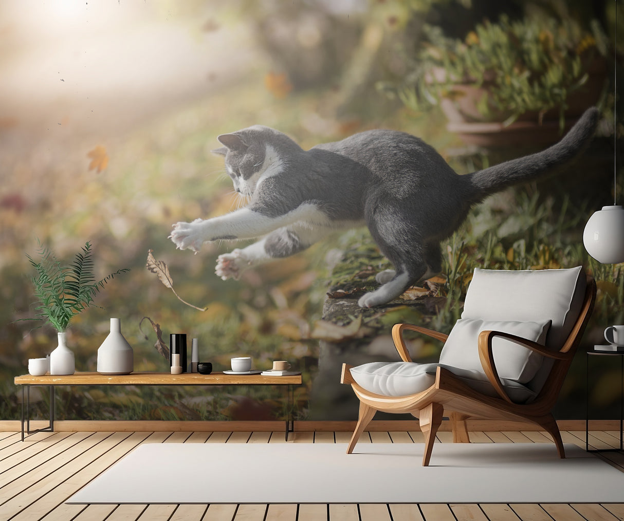 Autumn Play Poster och Canvastavla