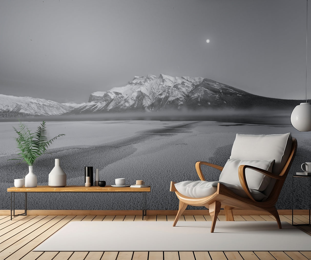 Cold moon Poster och Canvastavla