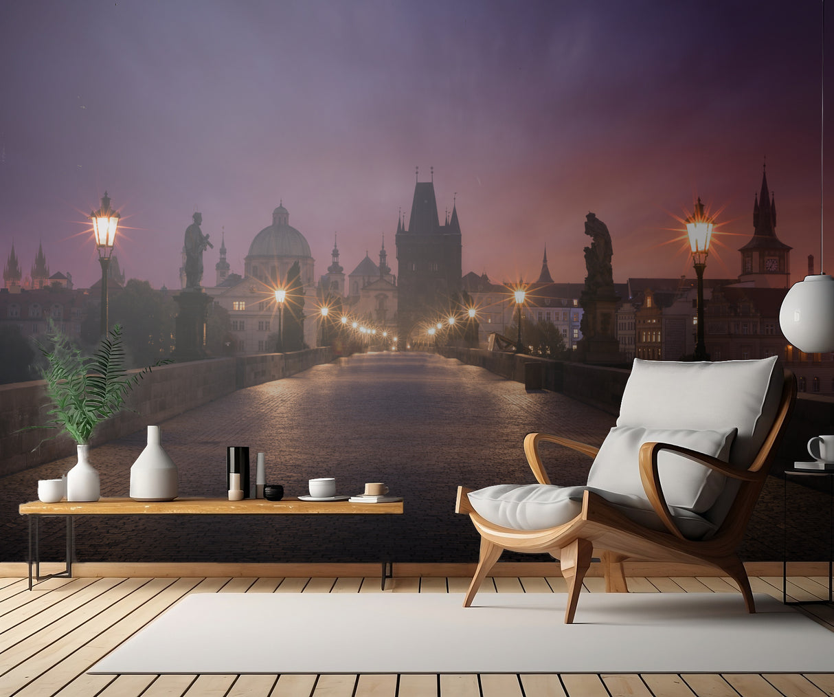 Saint Charles bridge, Prague Poster och Canvastavla