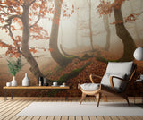 Autumn octopus in the Ore Mountains Poster och Canvastavla