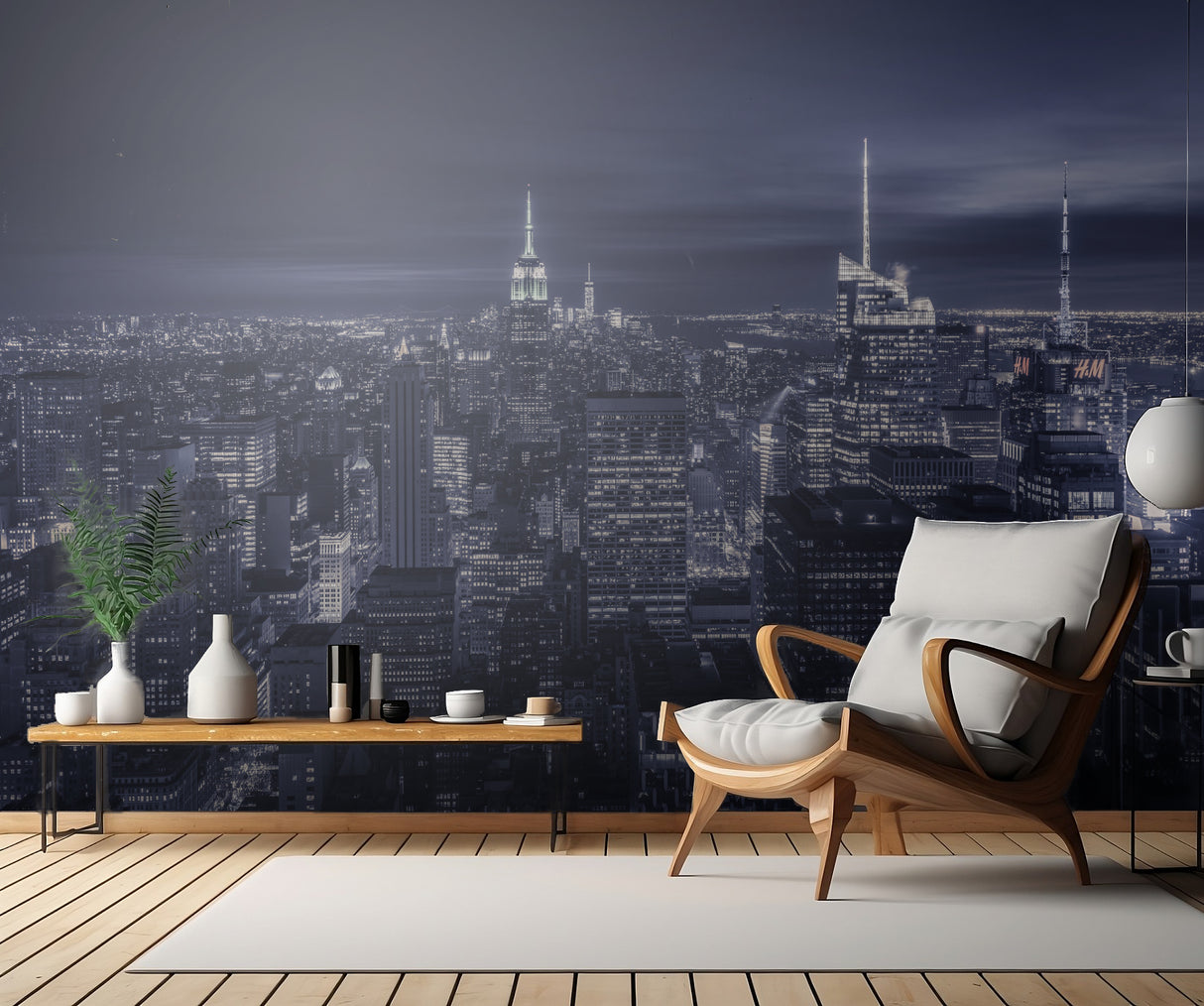 Blue city Poster och Canvastavla