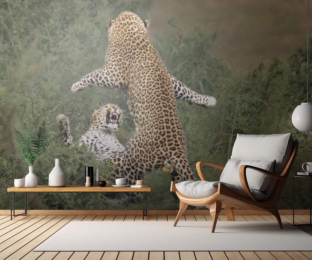 leopard mating Poster och Canvastavla