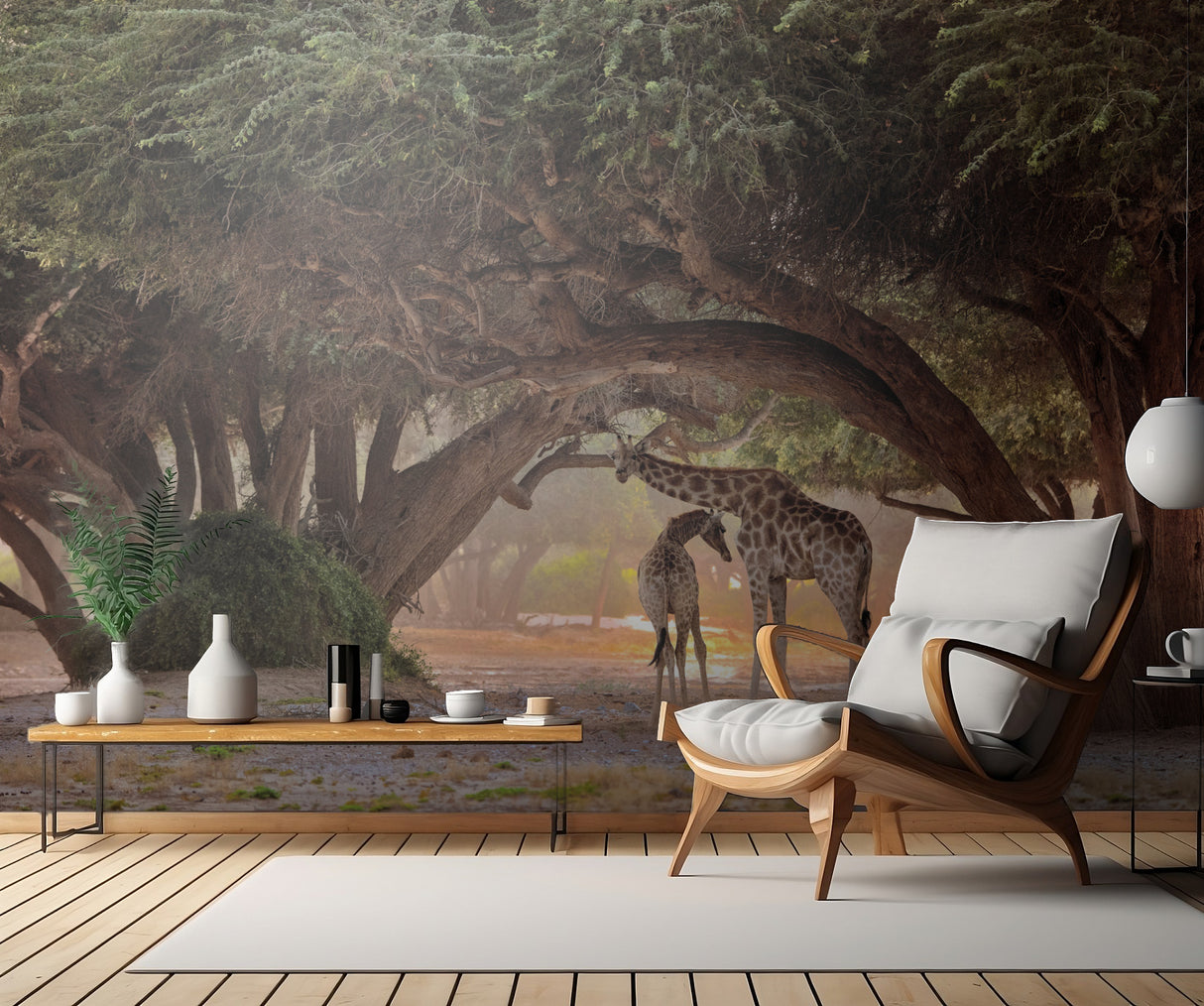 Giraffe - Namibia Poster och Canvastavla