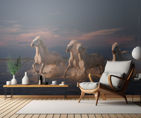 Angels of Camargue Poster och Canvastavla