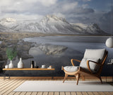 Reflection at Snæfellsnes peninsula Poster och Canvastavla