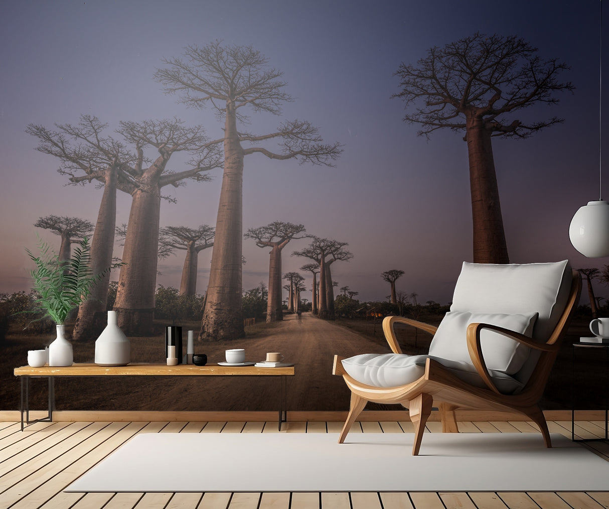 Allée des Baobabs Poster och Canvastavla