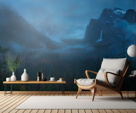 Gloomy Mountain Poster och Canvastavla