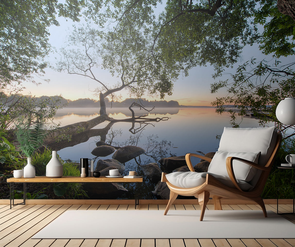 Lake view Poster och Canvastavla