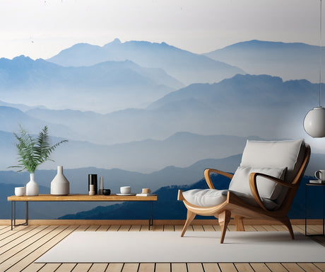 Misty Mountains Poster och Canvastavla