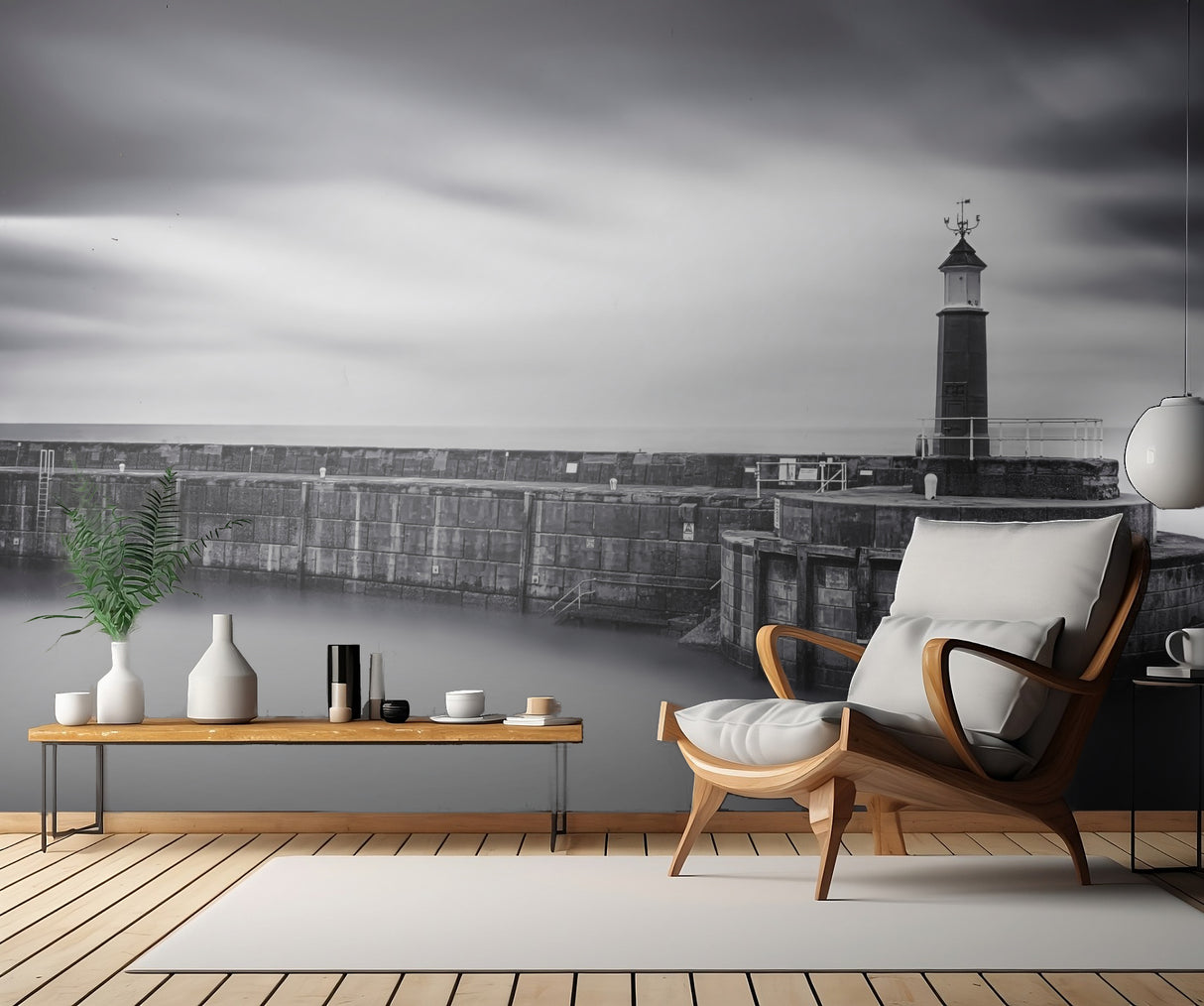 Watchet lighthouse Poster och Canvastavla