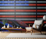 Stars and Stripes reflected Poster och Canvastavla