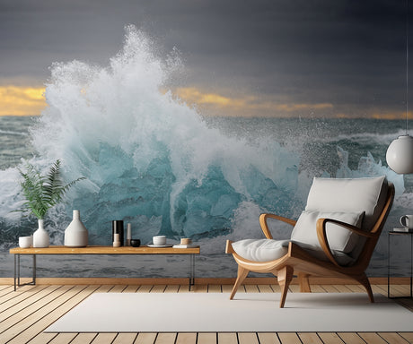 Icy wave Poster och Canvastavla