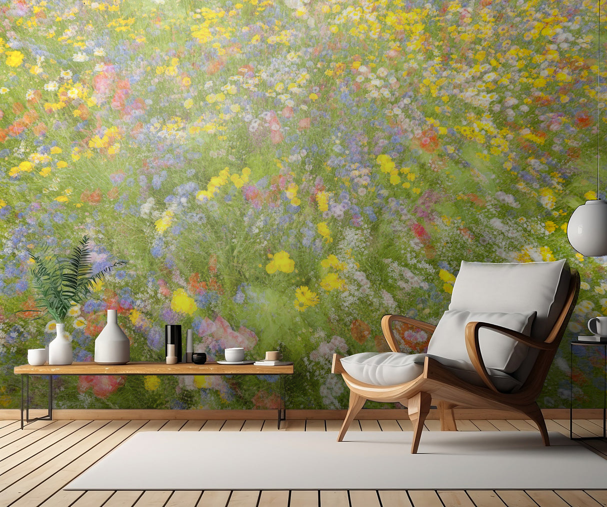 Summer field flowers.......... Poster och Canvastavla