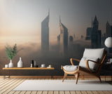 Fog Lockdown on the City of Steel Poster och Canvastavla