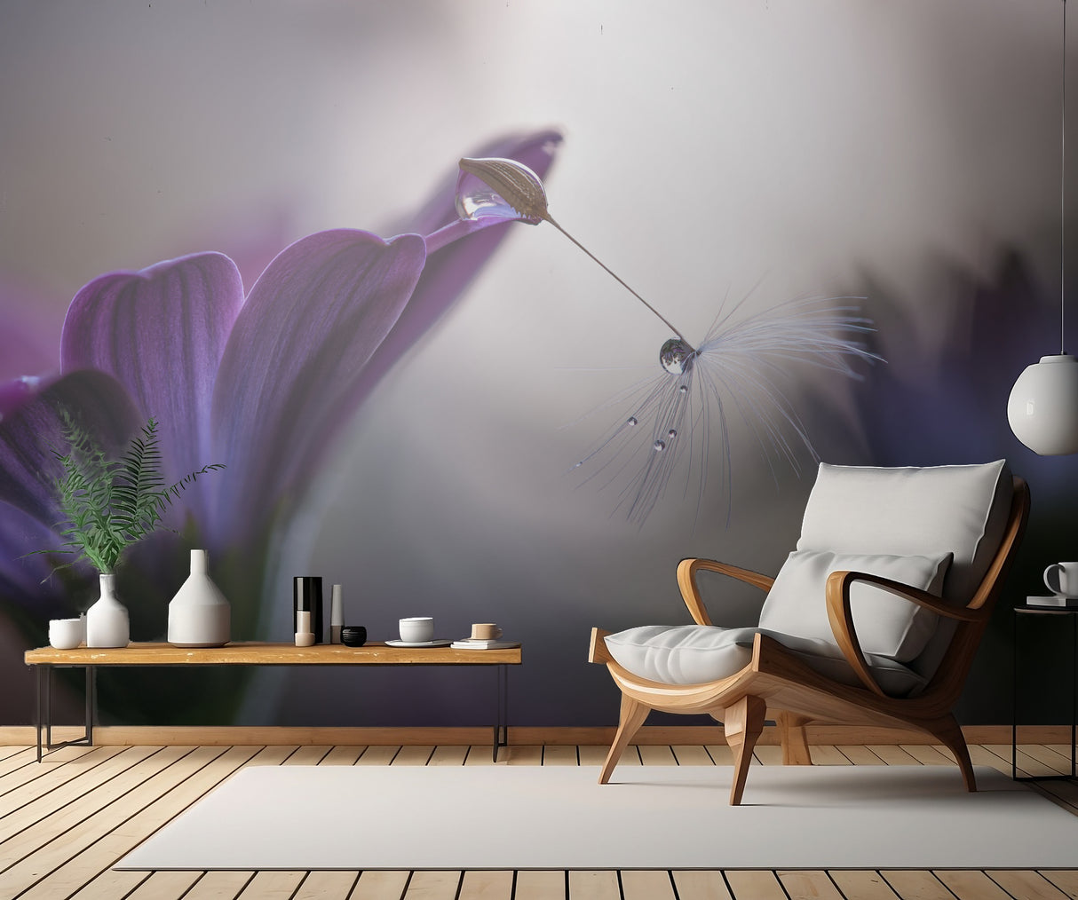 Purple rain Poster och Canvastavla