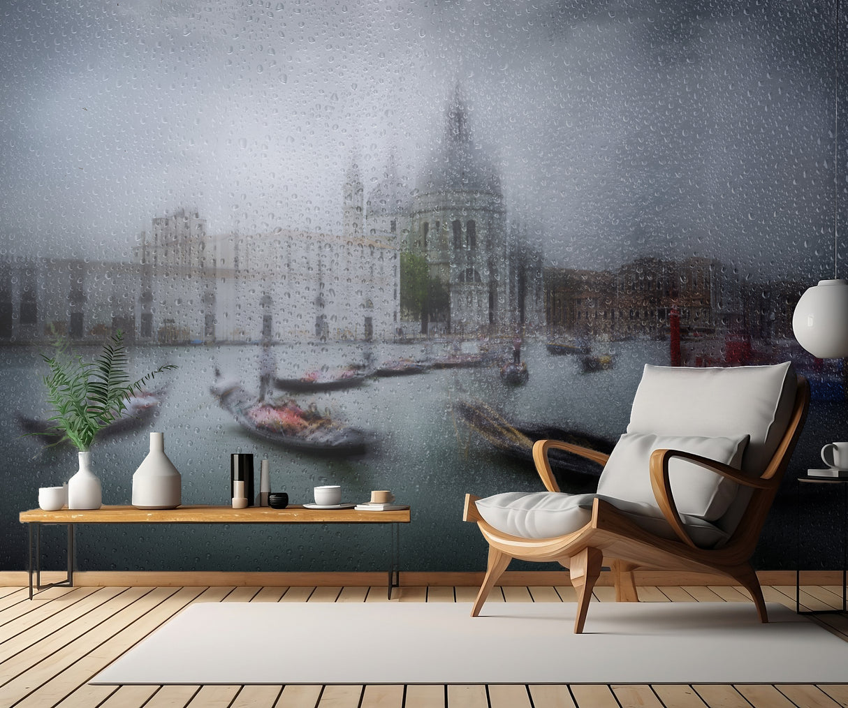 It was raining in Venice Poster och Canvastavla